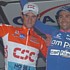 Frank Schleck sur le podium du Giro dell'Emilia 2005